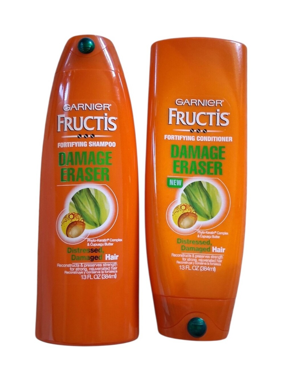 NEW Garnier Fructis Damage Eraser Shampoo And Conditioner Bundle
